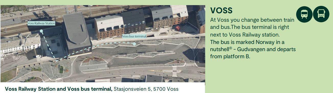 Voss station and bus terminal